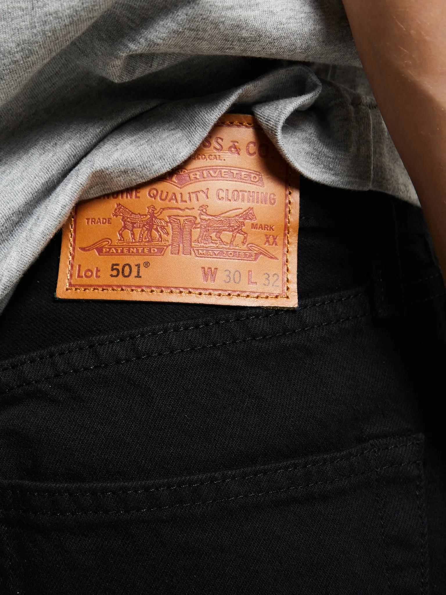 501 Original Fit Jeans in Black