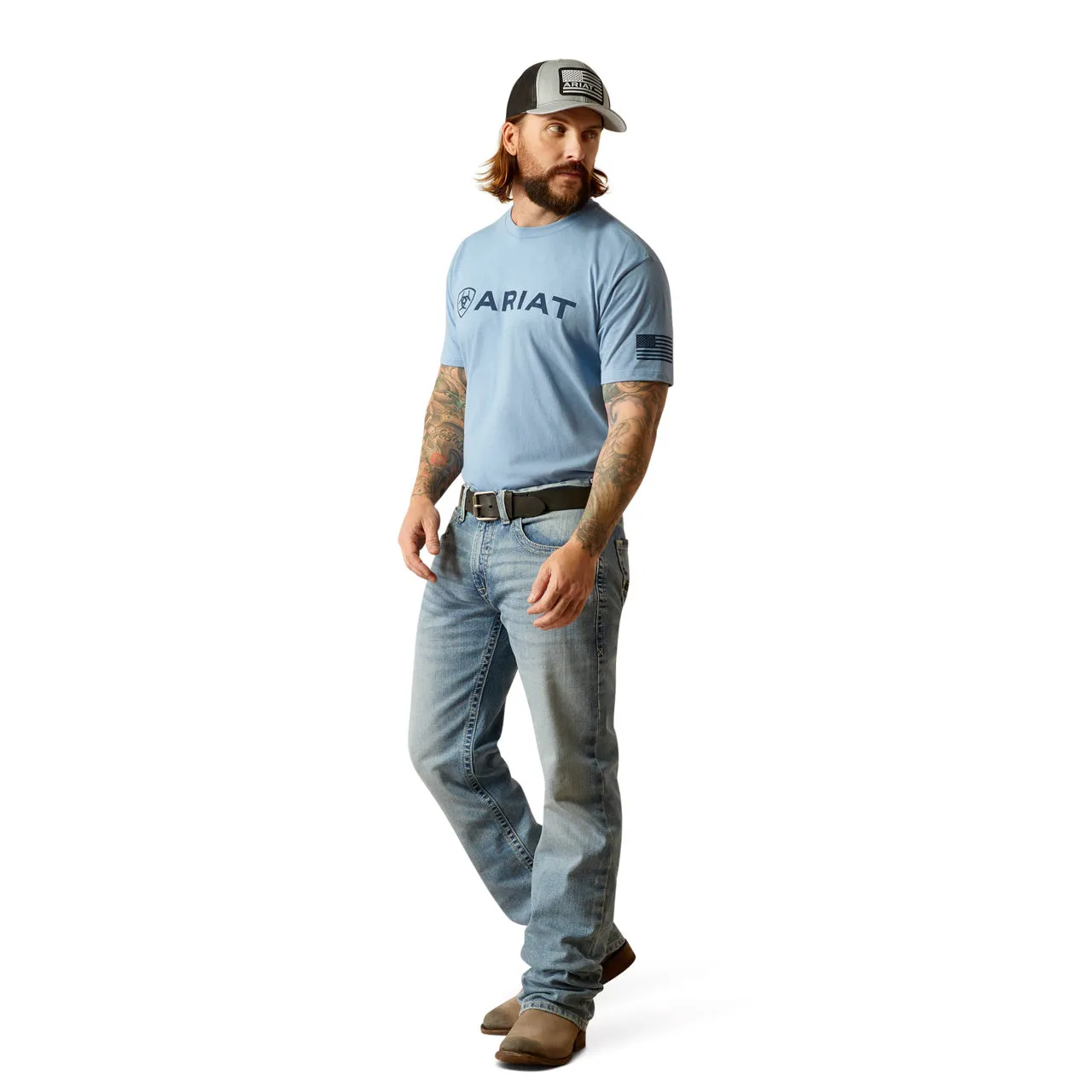 Ariat Men's M4 Relaxed Apollo Boot Cut Jeans, Orleans