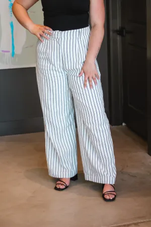 Arlah Striped Pleated Pants