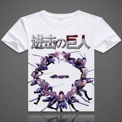 Attack On Titan Character Tees