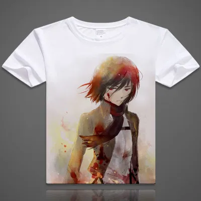Attack On Titan Character Tees