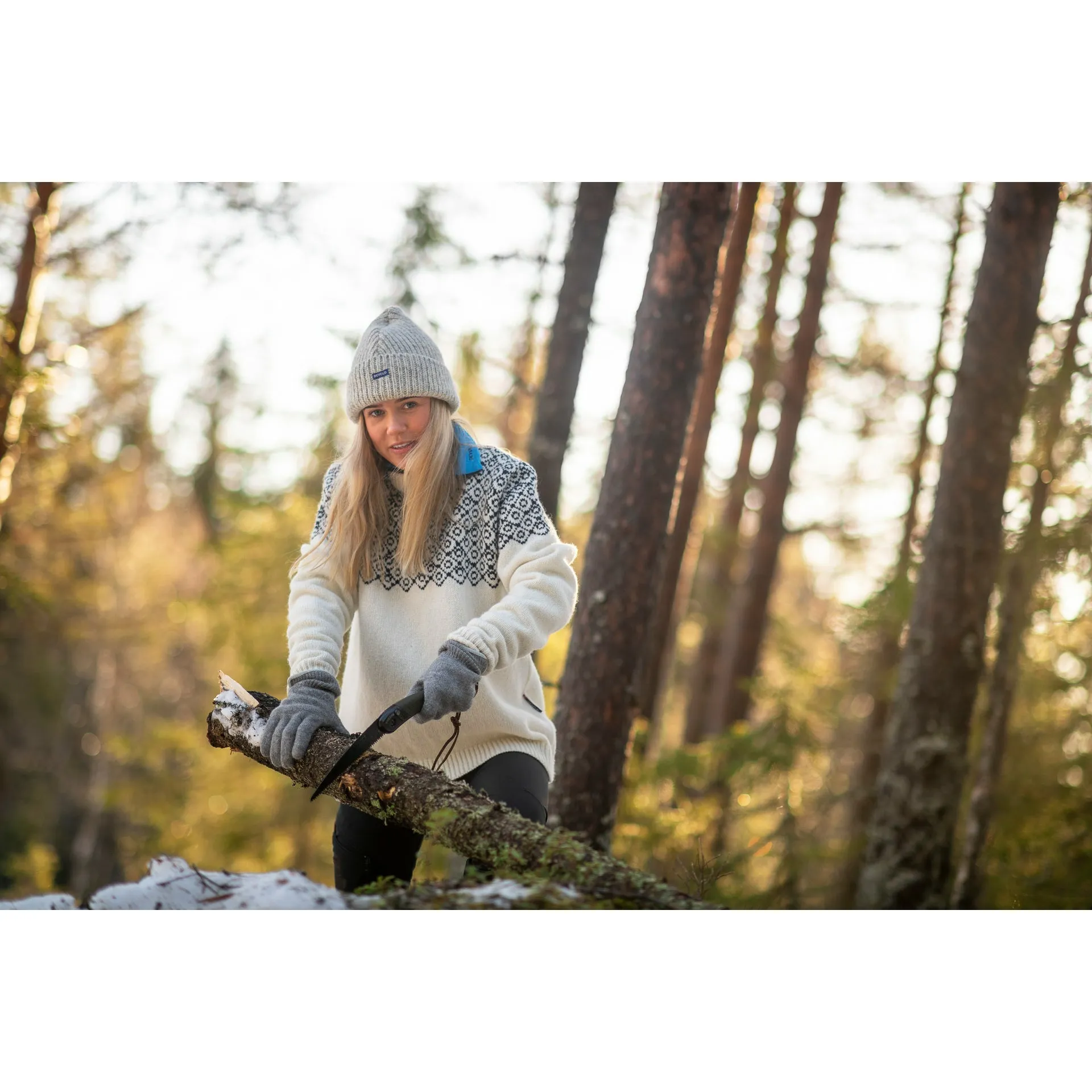 BJoRNoYA WOOL SWEATER OFFWHITE/INK