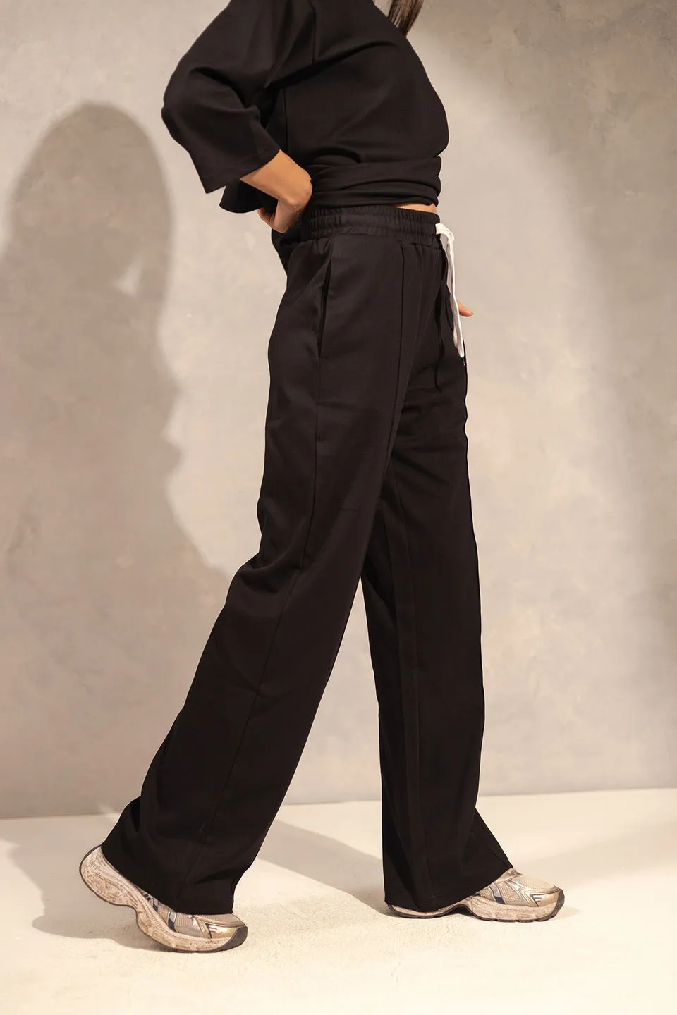 Black Comfort Summer Pants