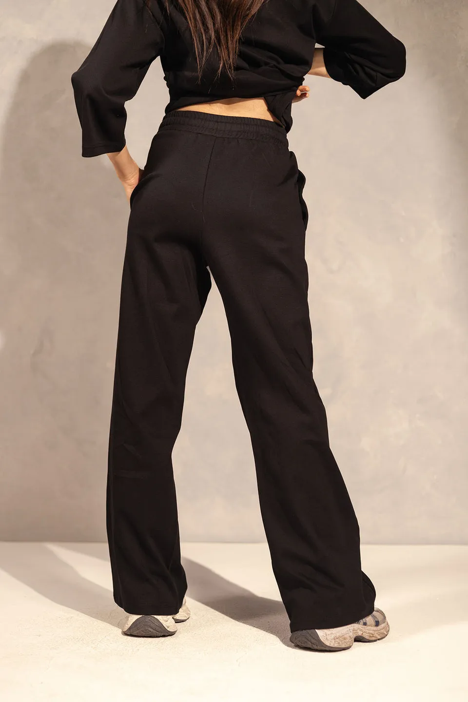 Black Comfort Summer Pants