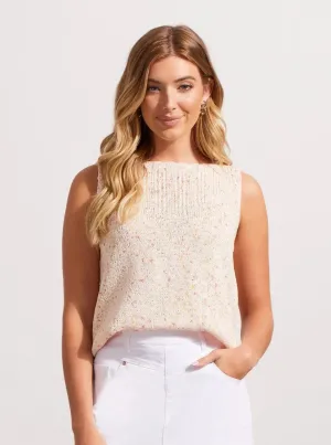 Boatneck Sweater Tank [Lily-7775O]