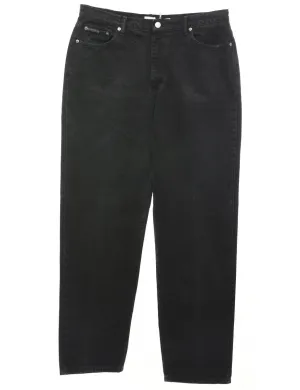 Calvin Klein Black Classic Tapered Jeans - W34 L32