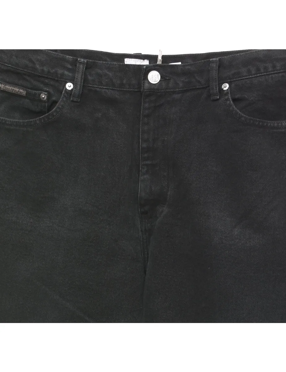 Calvin Klein Black Classic Tapered Jeans - W34 L32