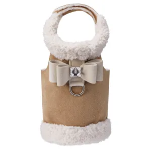 camel big bow harness with swarovski - xxs last one!