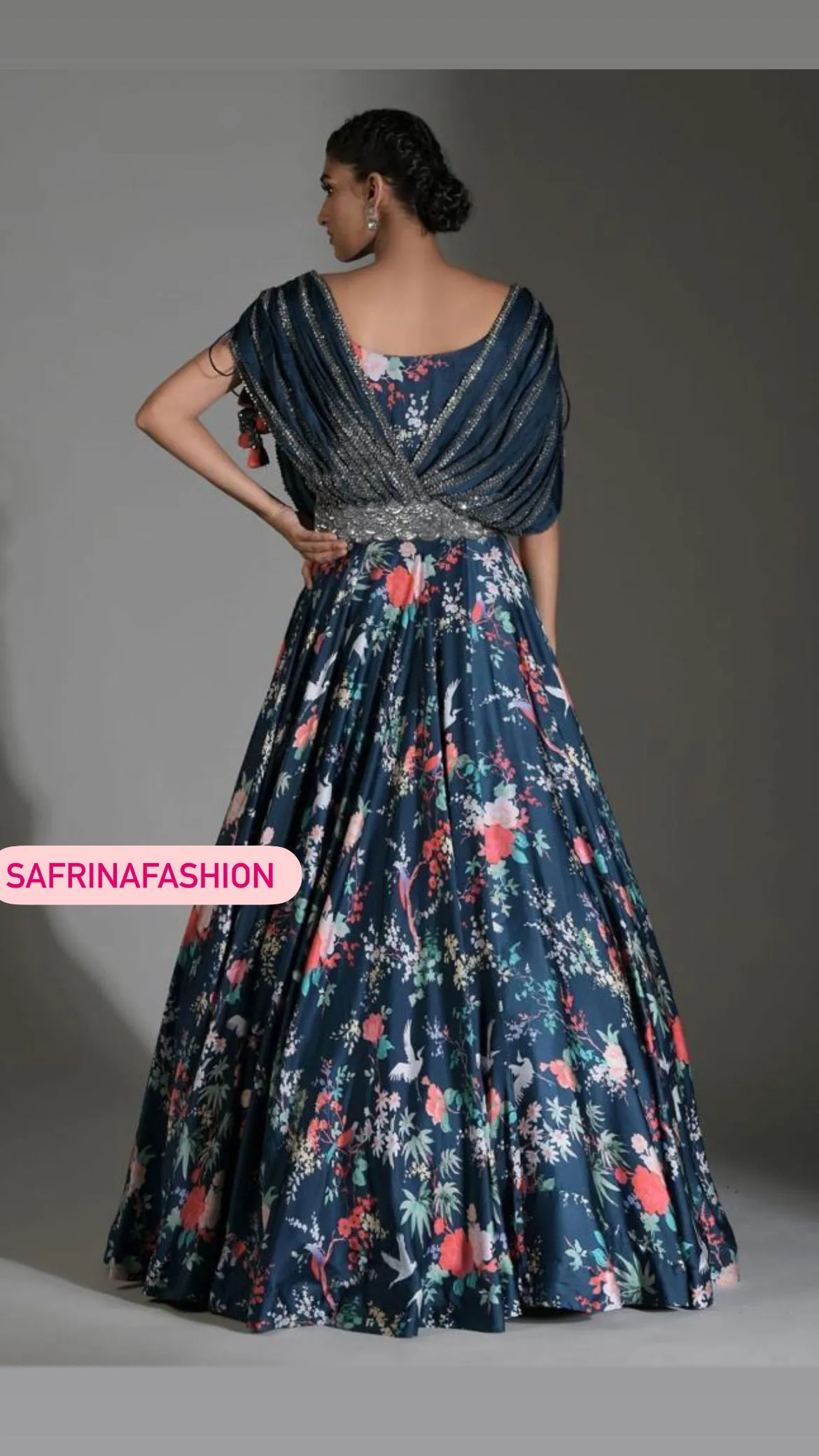Celebrity inspired trendy beautiful gown