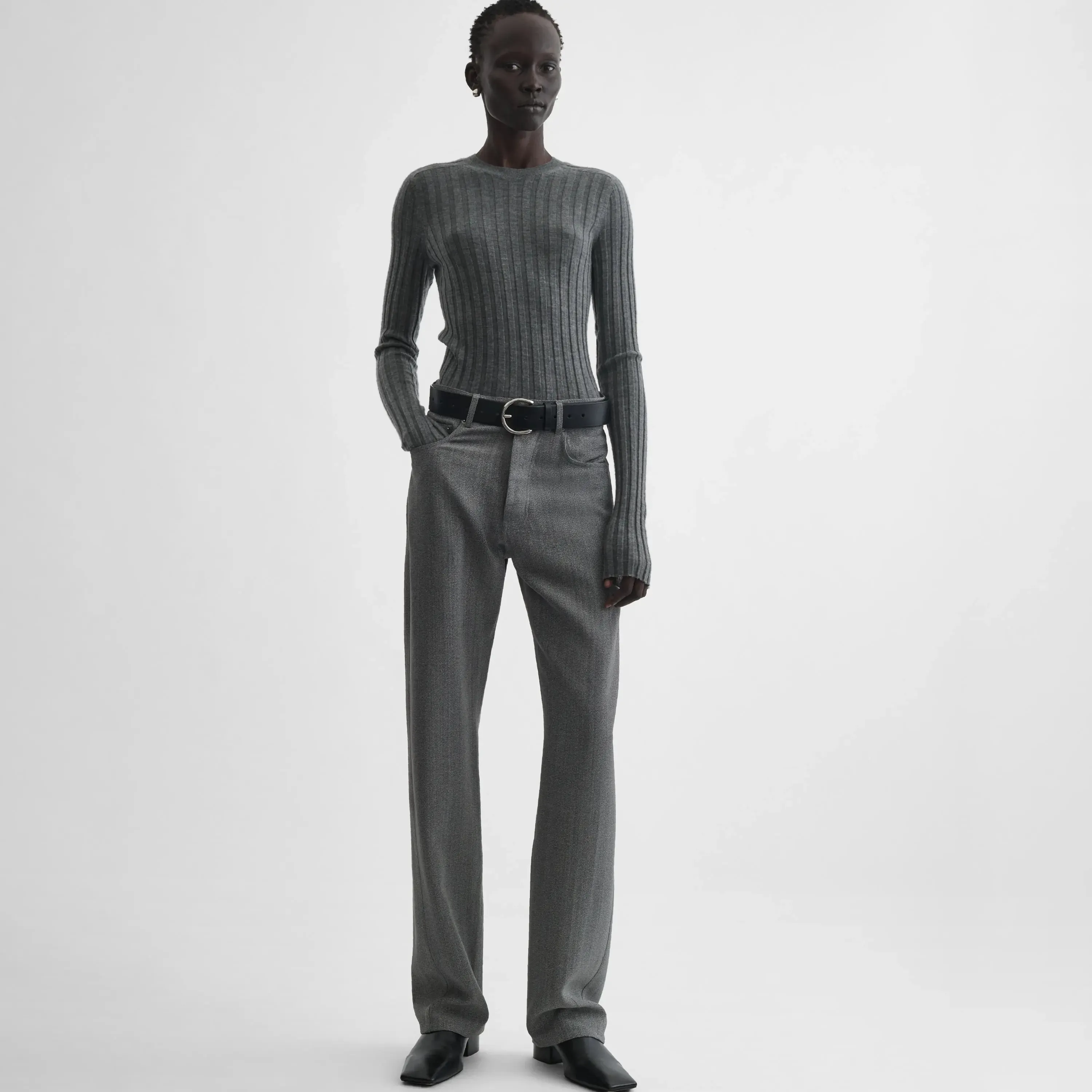 CLASSIC JEANS | mist silk viscose