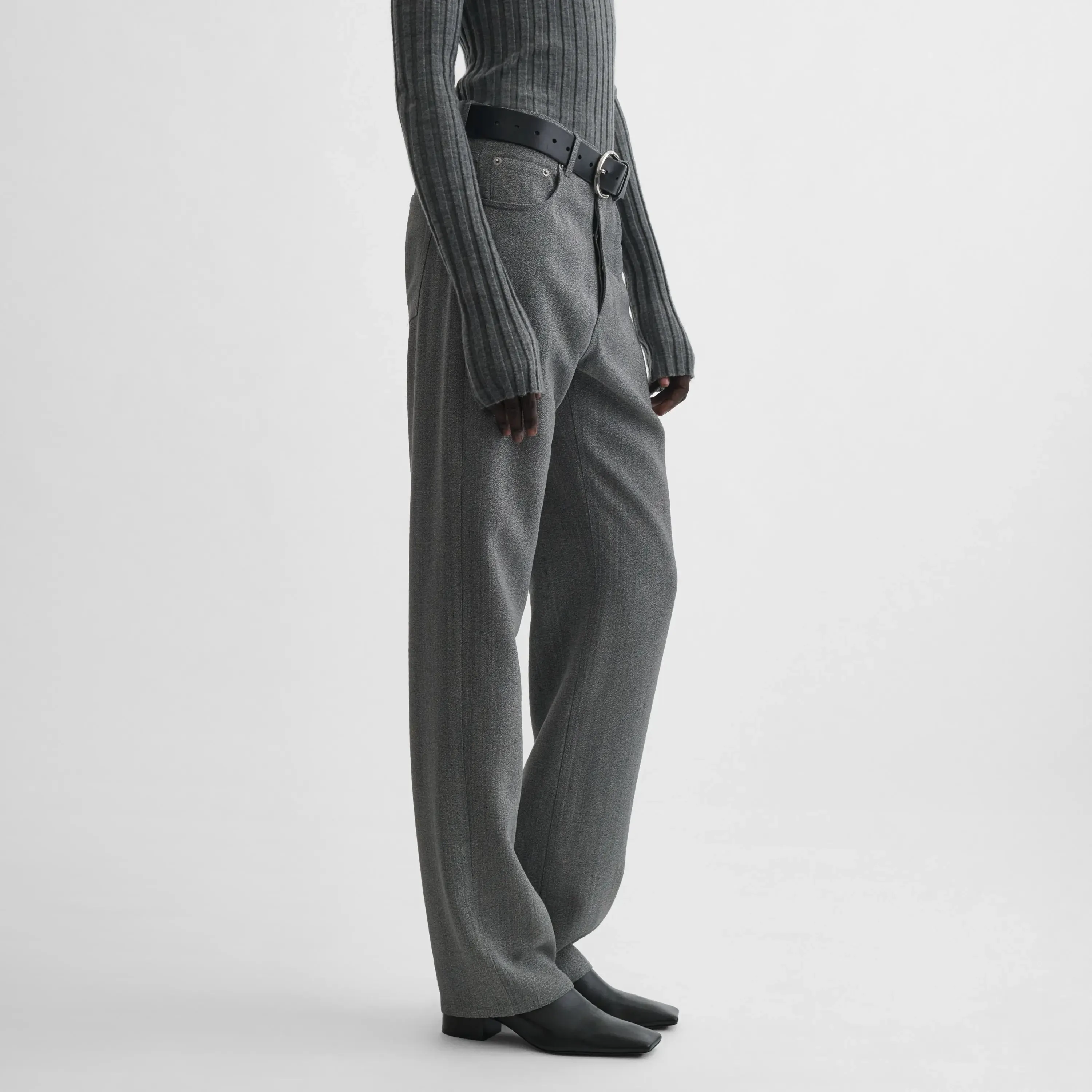 CLASSIC JEANS | mist silk viscose