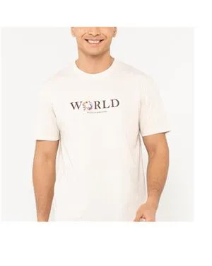 Cotton Jersey Crewneck Short Sleeve Slim Print Tees (WWS)