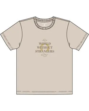 Cotton Jersey Crewneck Short Sleeve Slim Print Tees (WWS)