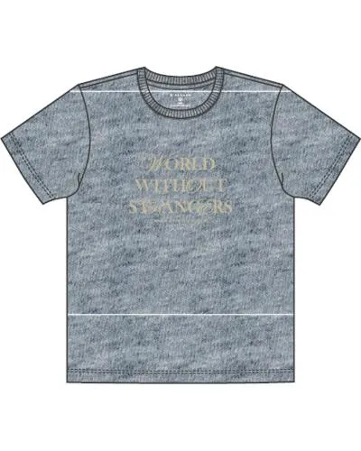 Cotton Jersey Crewneck Short Sleeve Slim Print Tees (WWS)
