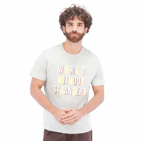 Cotton Jersey Crewneck Short Sleeve Slim Print Tees (WWS)
