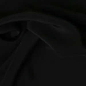 Crepe De Chine 23mm Black