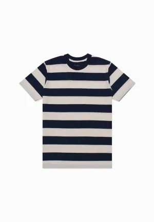 DAVE NAVY STRIPES TEE