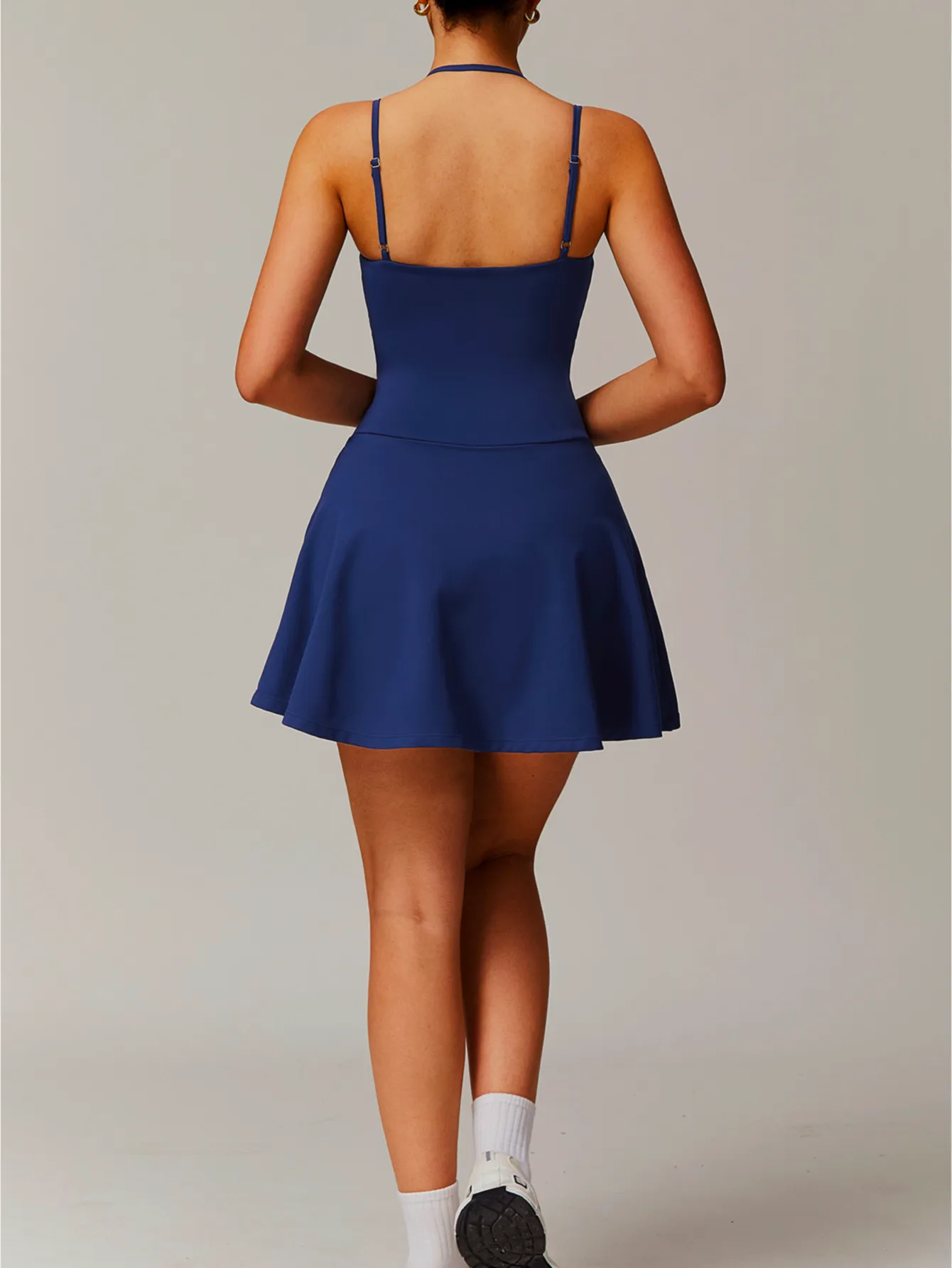 Double Strap Pocket Skort Dress