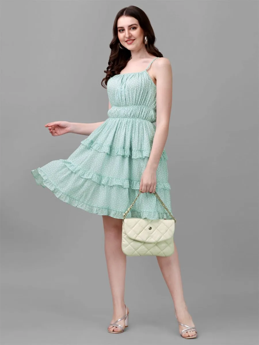 dresses for Women western wear green