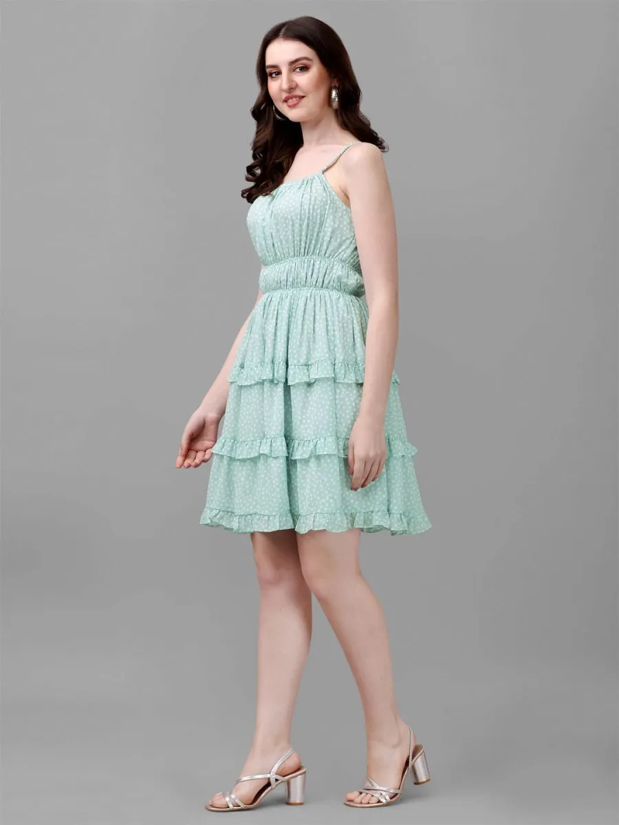 dresses for Women western wear green
