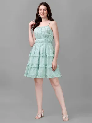 dresses for Women western wear green