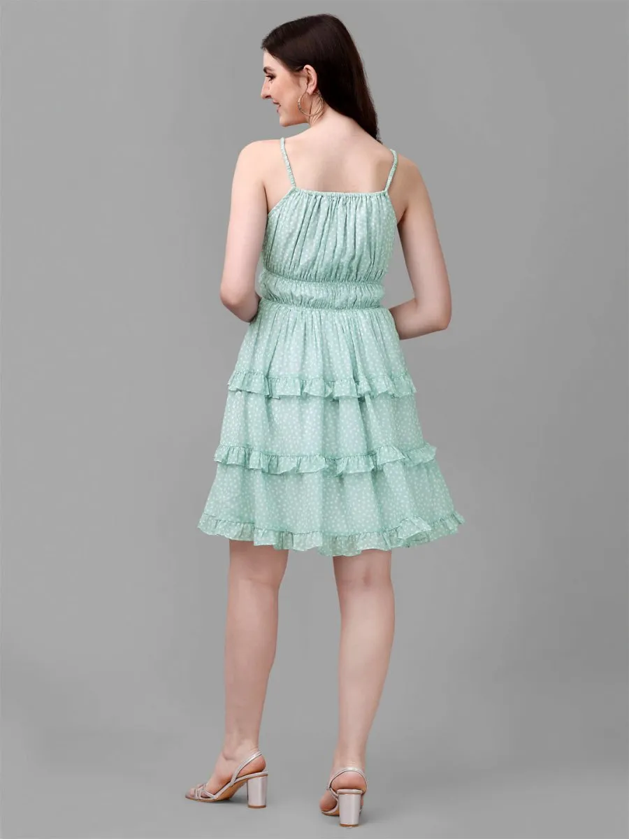 dresses for Women western wear green