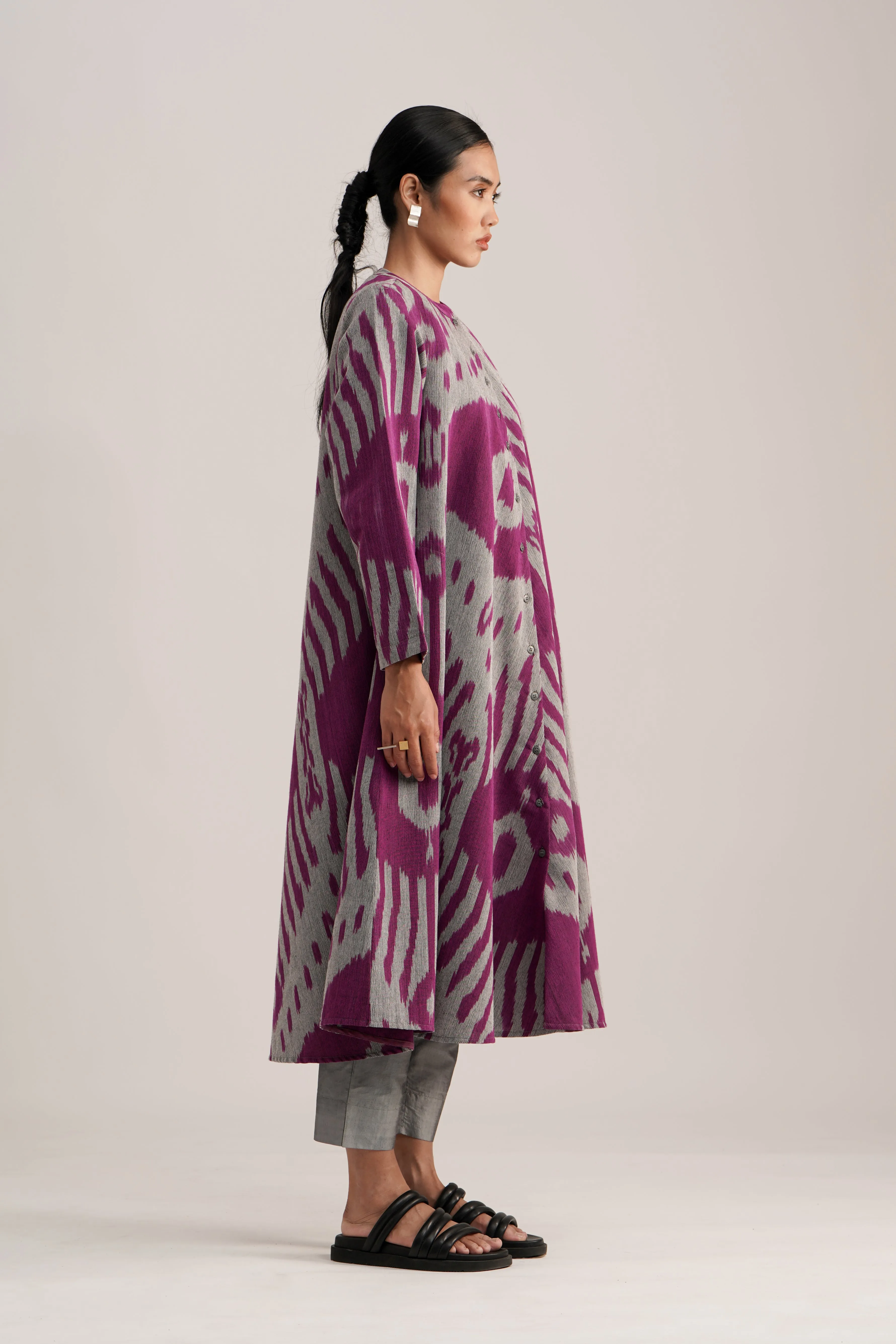 DUSK WOOL BIAS JACKET