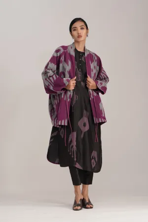 DUSK WOOL RAGLAN JACKET