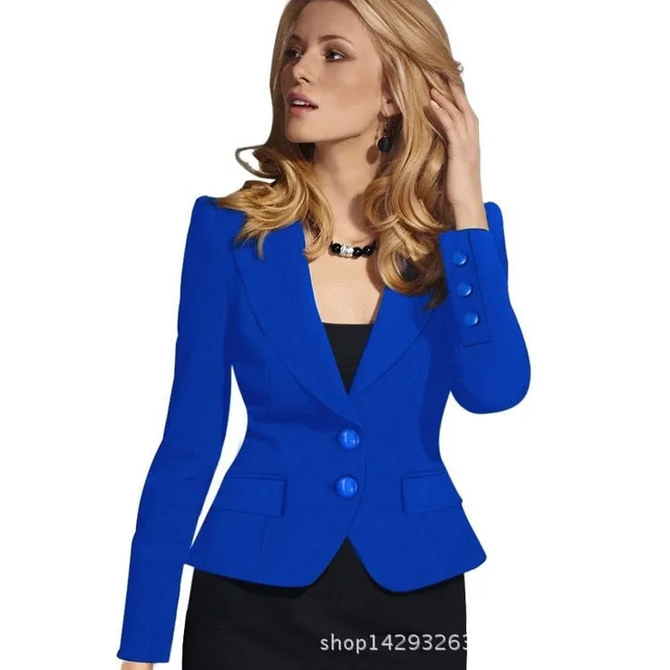 FashionSierra - Fashion Single Breasted Casual Elegant Short Blazers