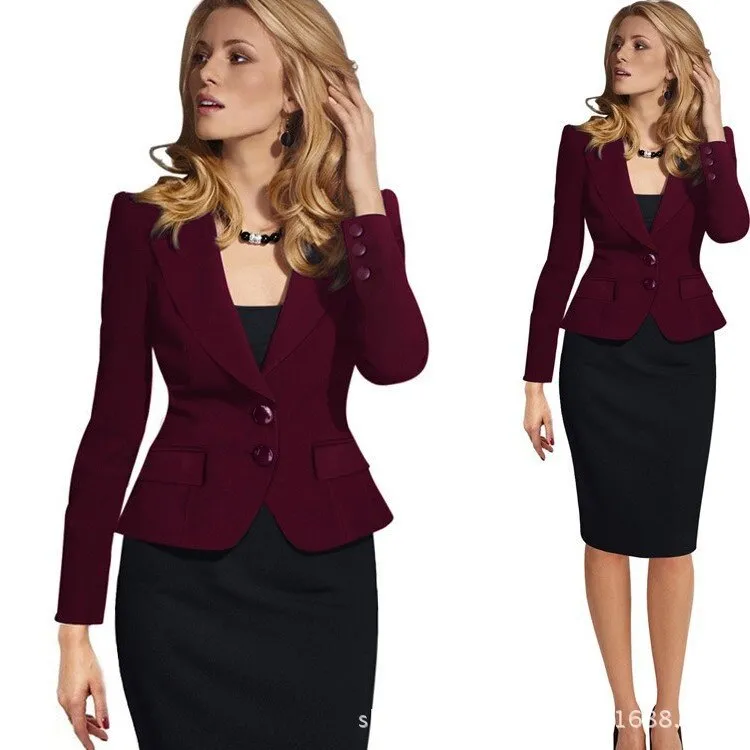 FashionSierra - Fashion Single Breasted Casual Elegant Short Blazers