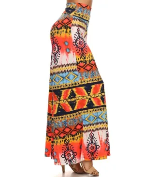 Foldover Palazzo Pants New Hilographics Coral