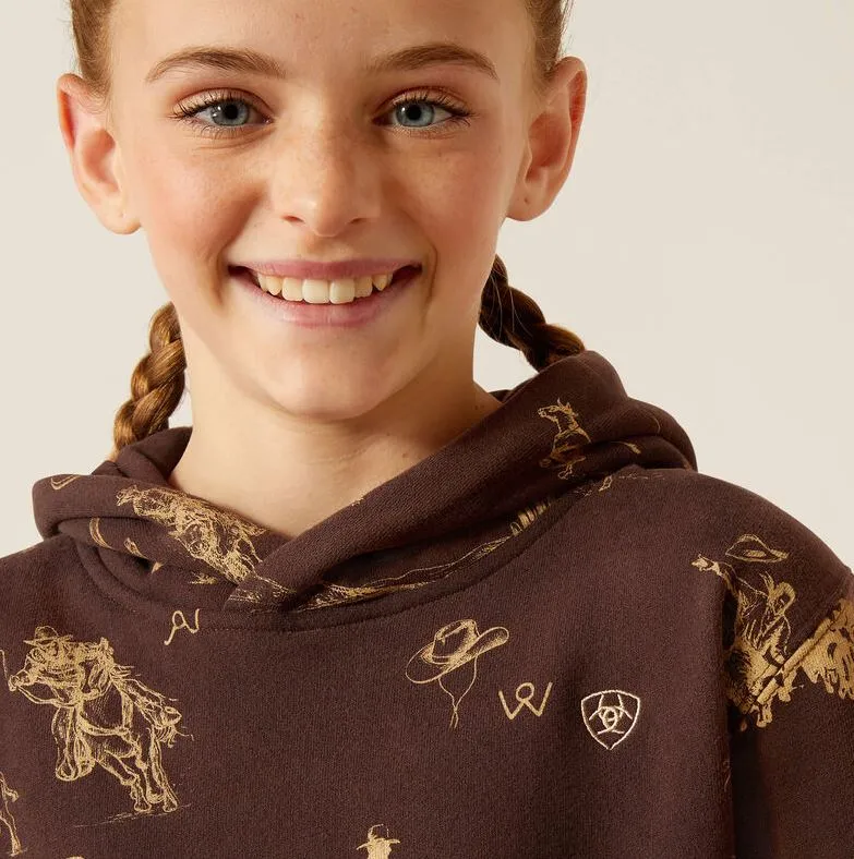 Girl's Ariat Ranch Scene Hoodie