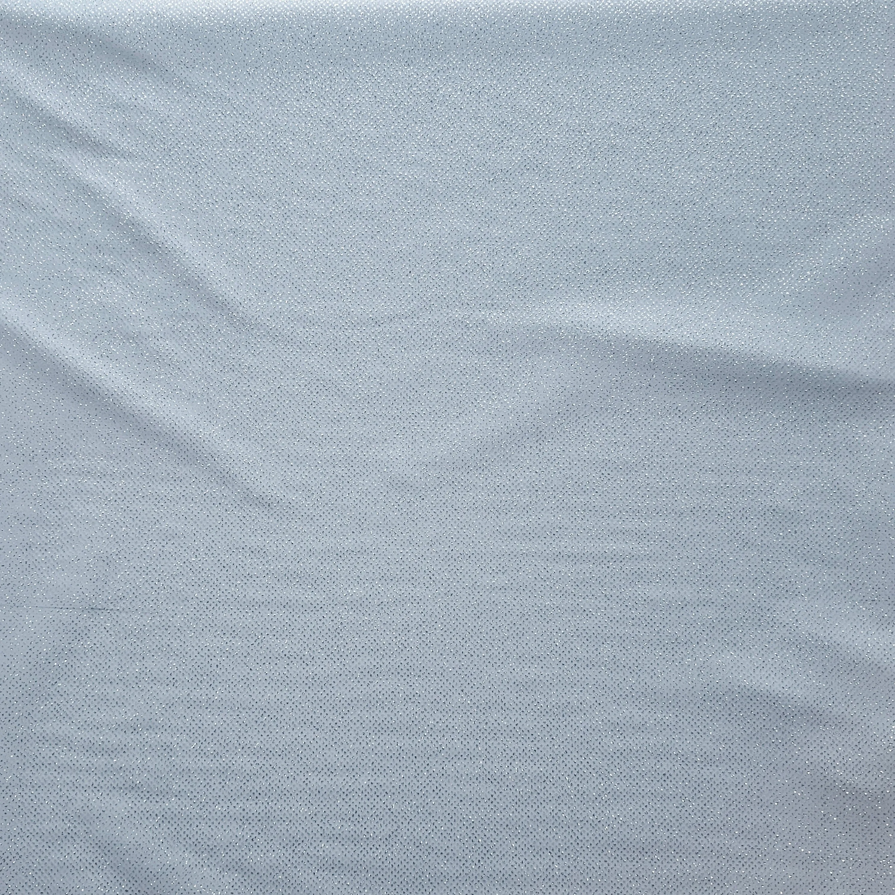 Glitter Tulle (VJ33101) Ivory/ Silver