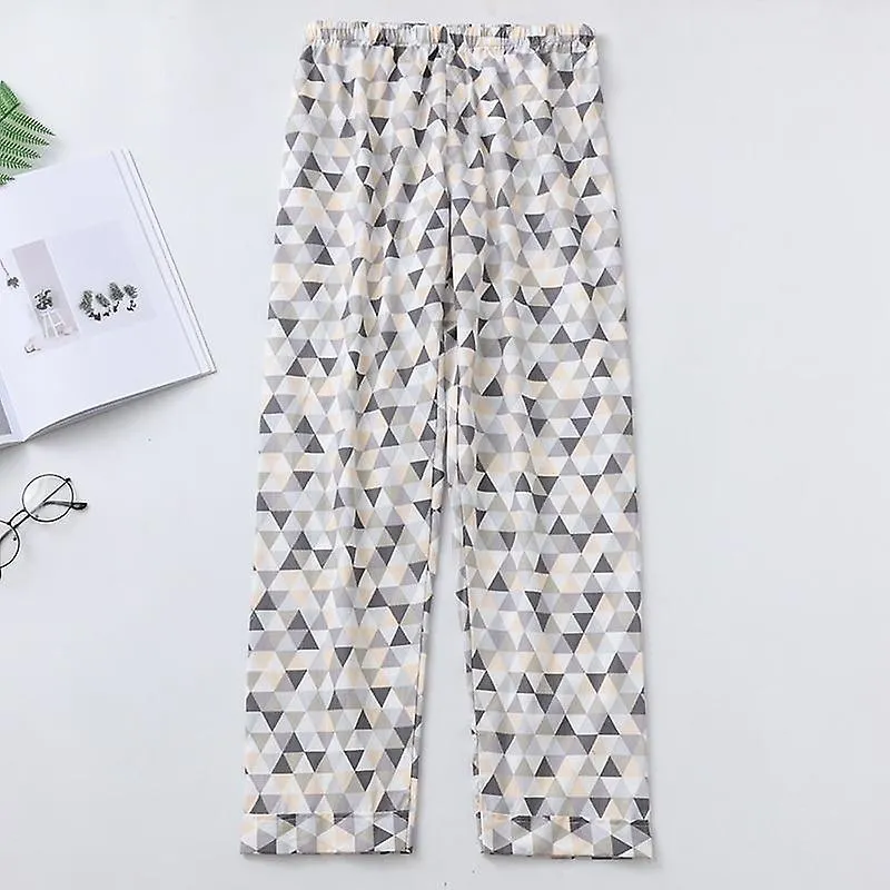 Loungewear Women Printed Summer Cotton Comfortable Breathable Loose Pajama Pants