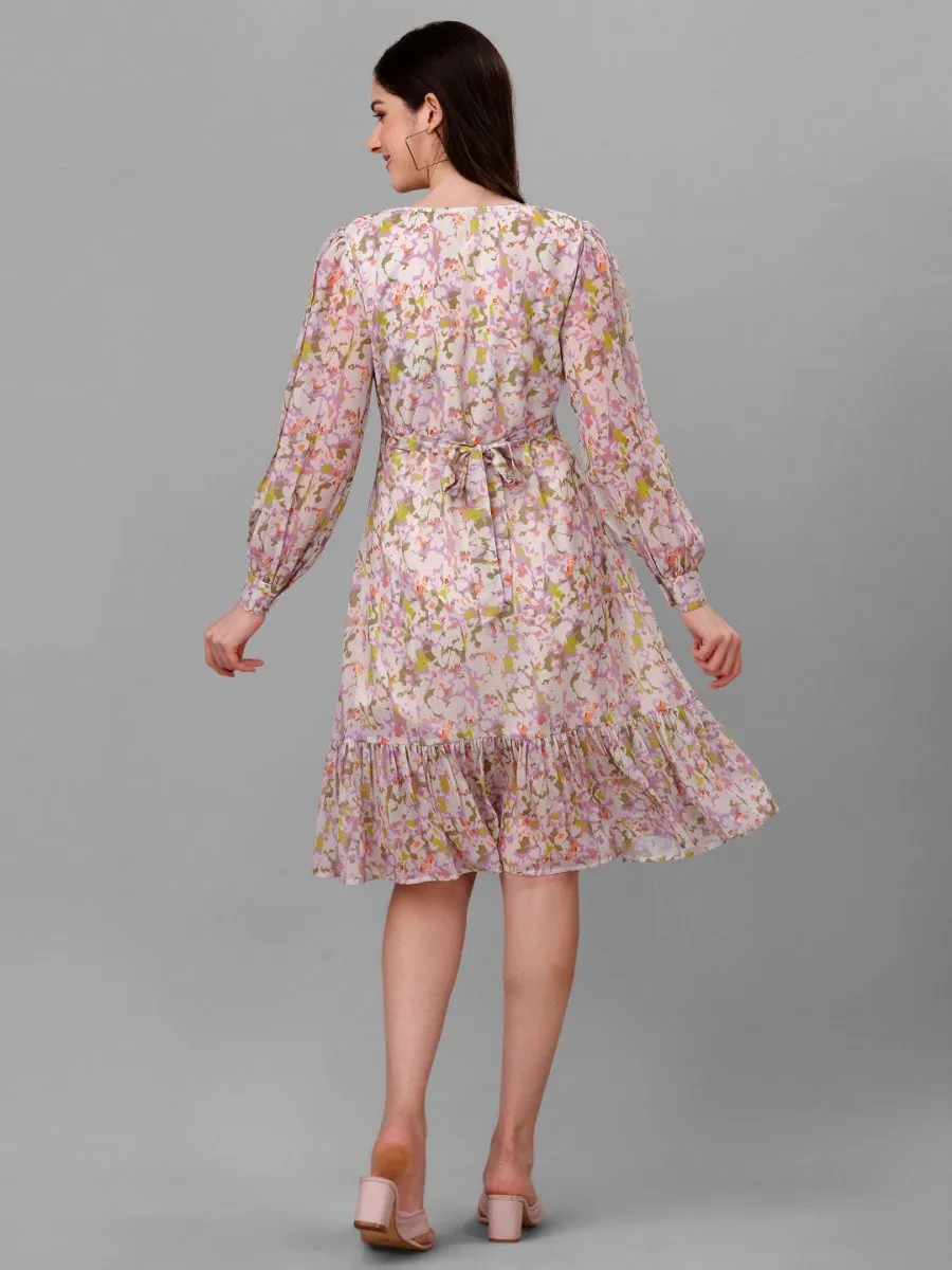Masakali.co dresses for womens Purple green Color