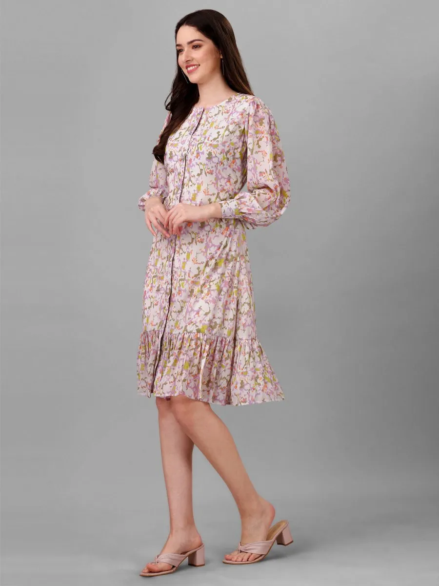 Masakali.co dresses for womens Purple green Color
