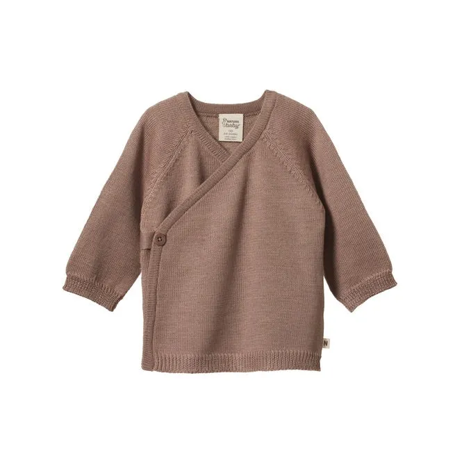 Merino Knit Kimono - Sparrow