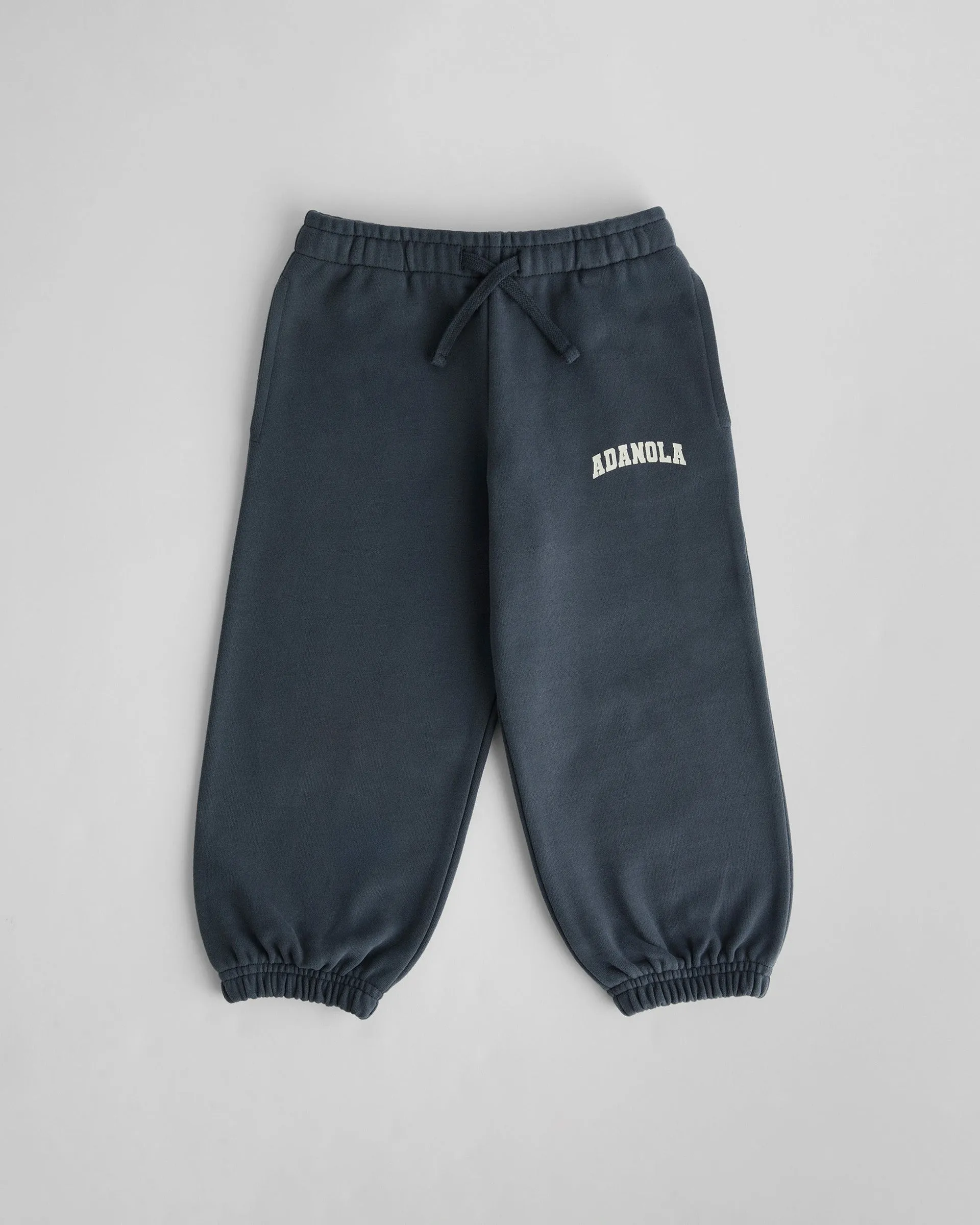 Mini Varsity Sweatpants - Midnight Blue/Marshmallow White