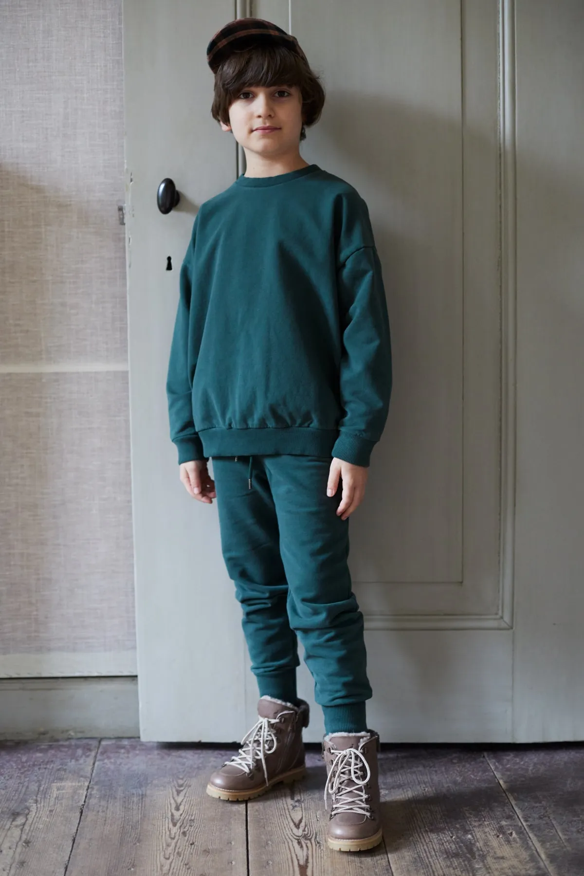 Pants Sweat Dark Emerald