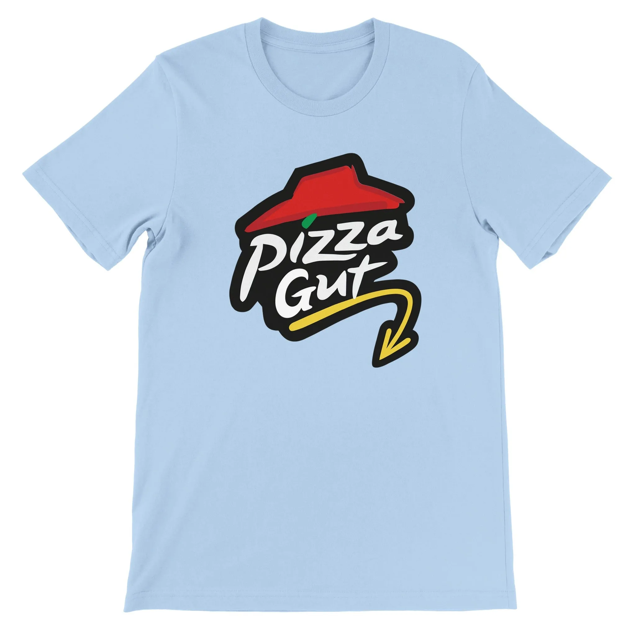 Pizza Gut  -  Premium Unisex Crewneck T-shirt