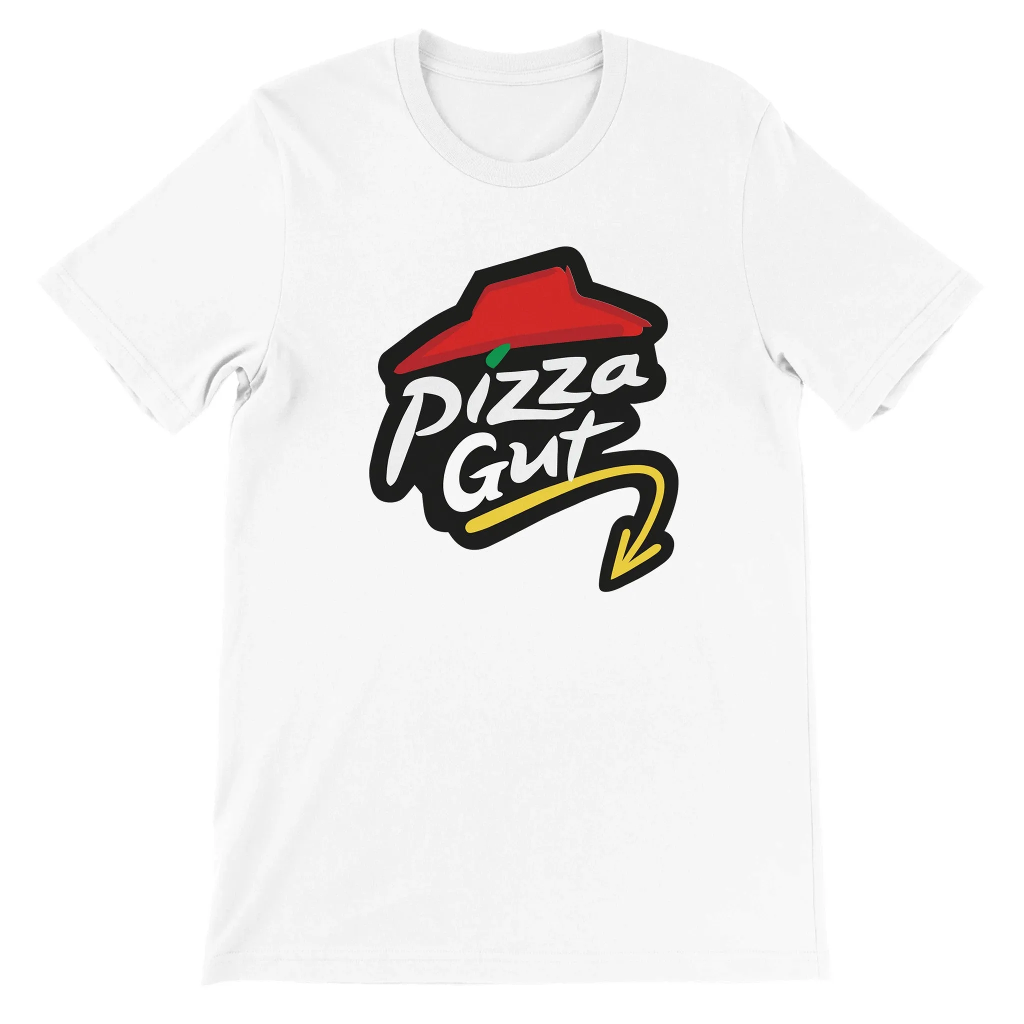 Pizza Gut  -  Premium Unisex Crewneck T-shirt