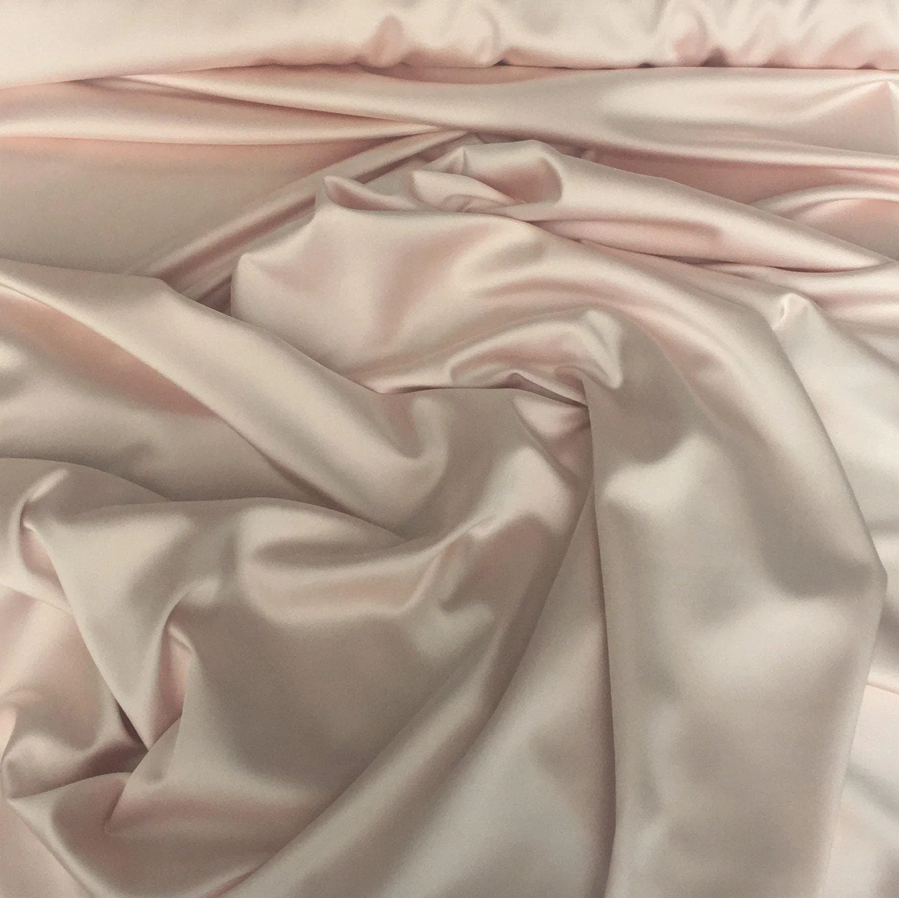 Remnant Stretch Polyester Satin Antique pink