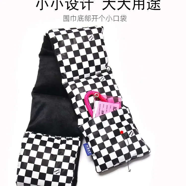 Retro Japanese-Style Cross Scarf