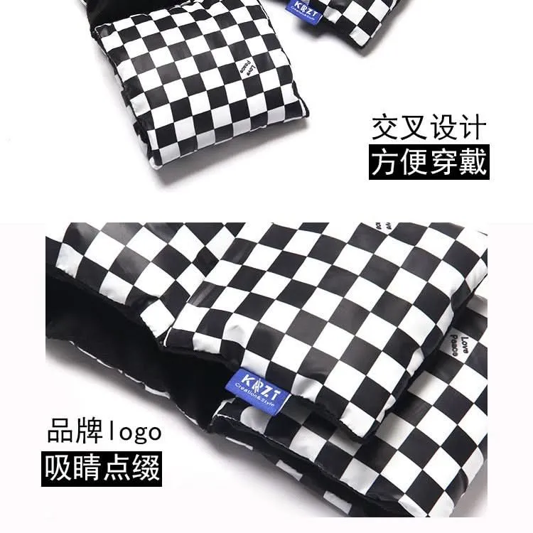 Retro Japanese-Style Cross Scarf
