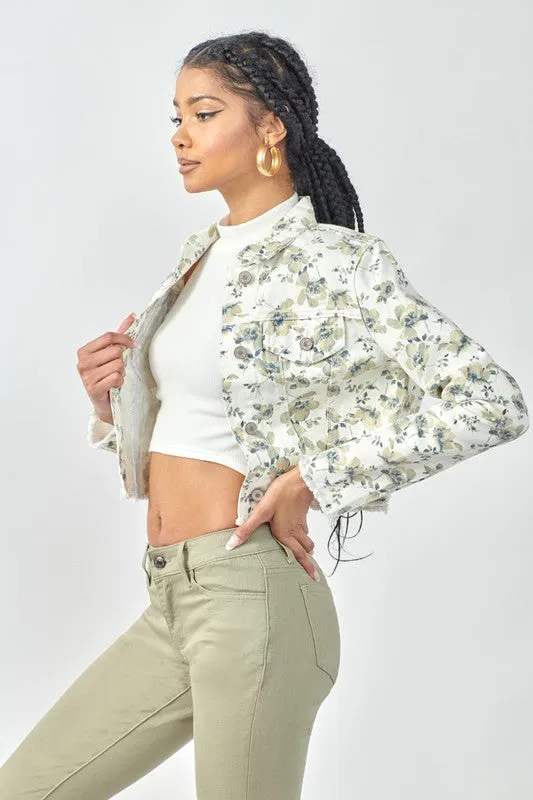 Steven Floral Denim Jacket