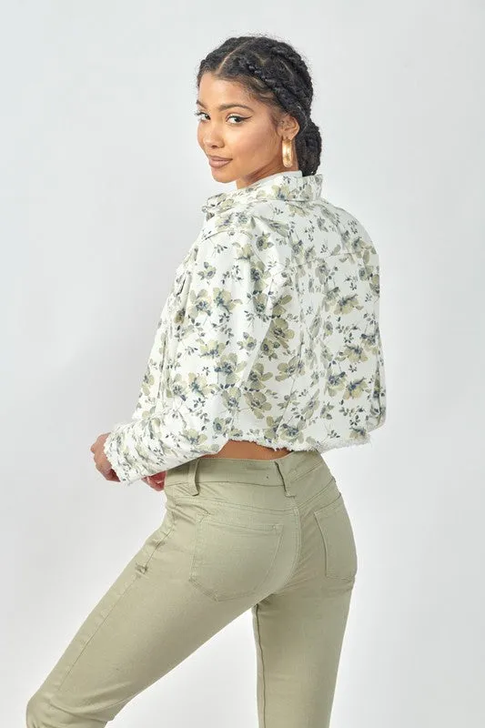 Steven Floral Denim Jacket