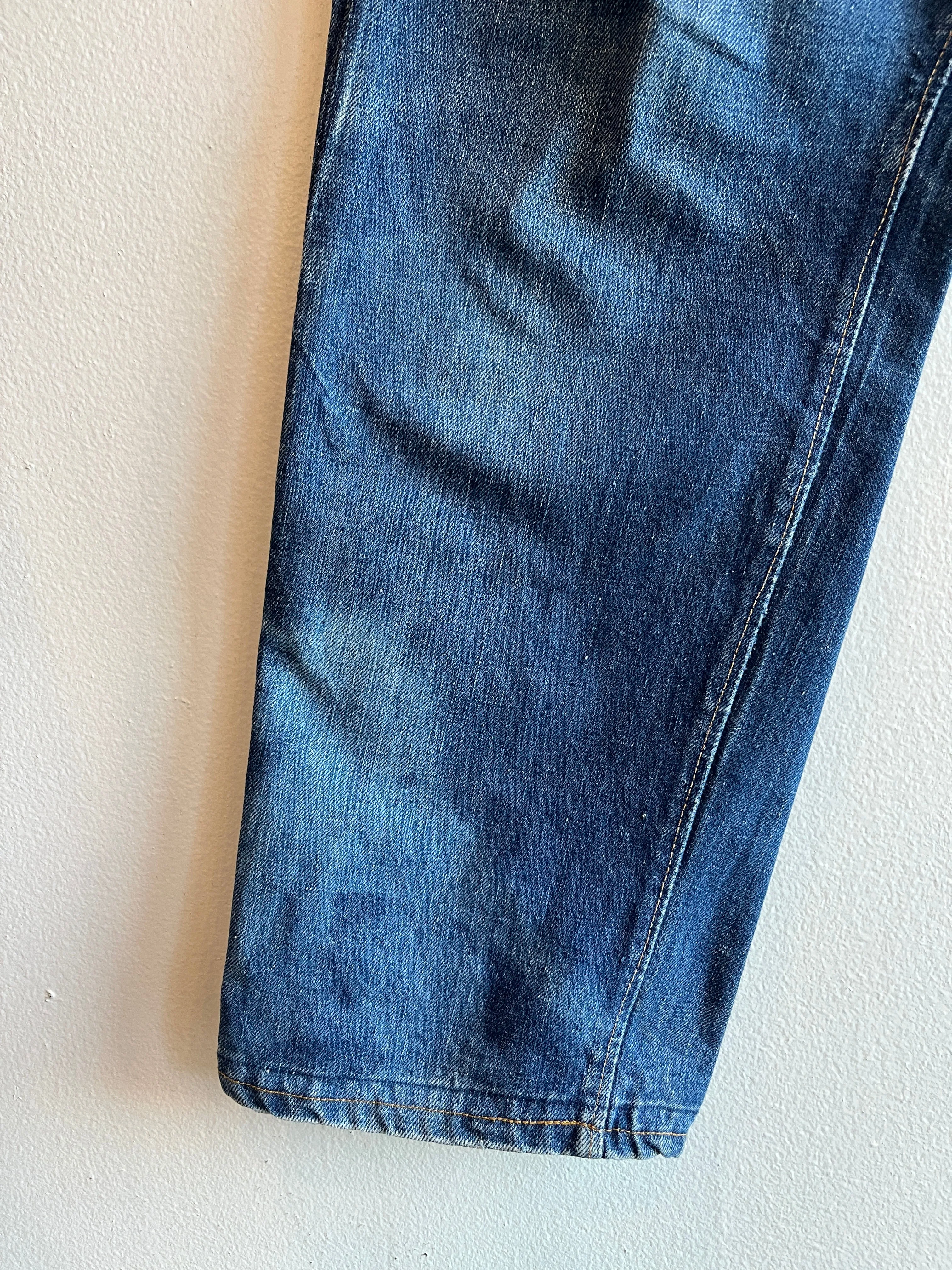 Vintage Early 1970s Levis Big E  502 Denim Jeans