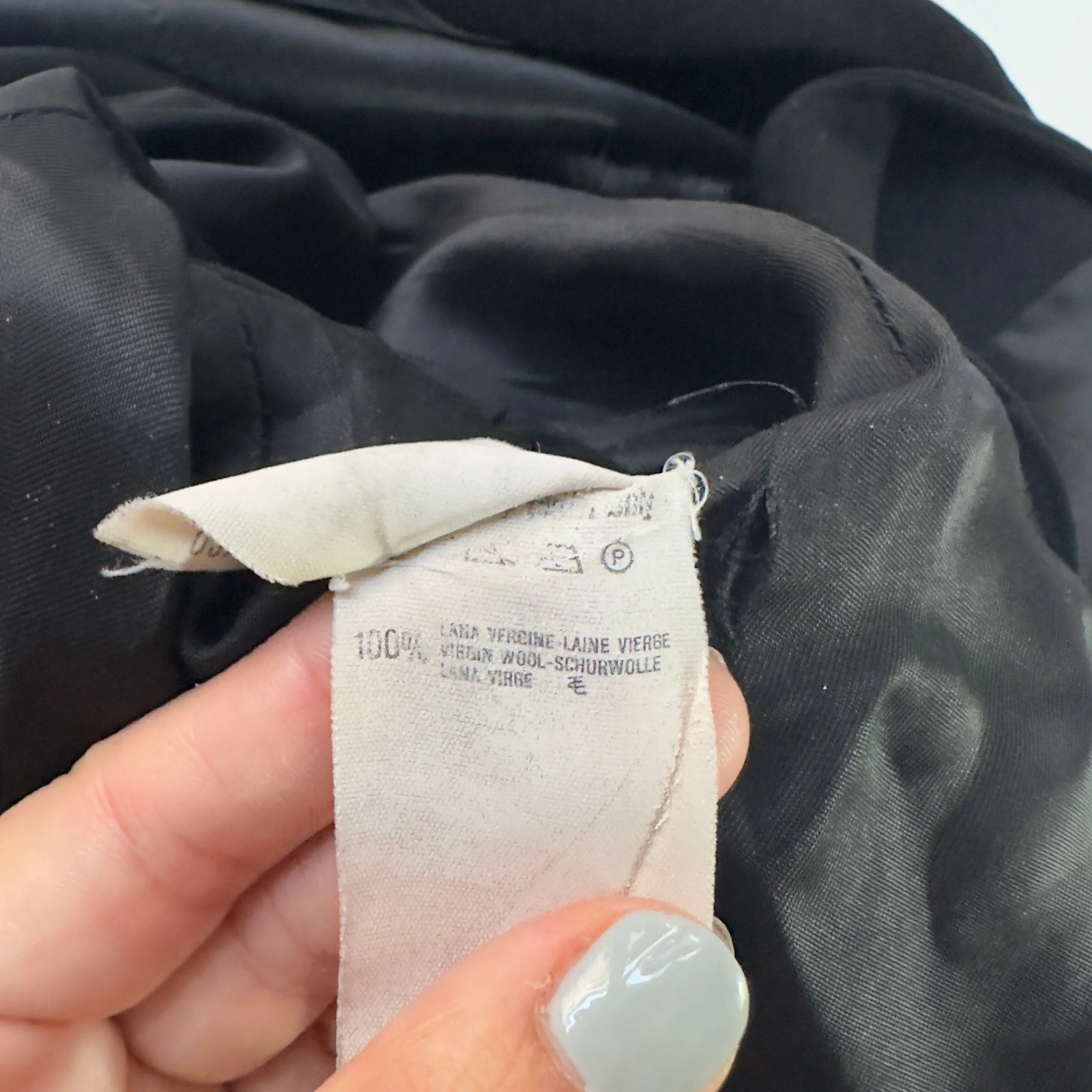 Vintage Ferré Studio Black Blazer, EU 42