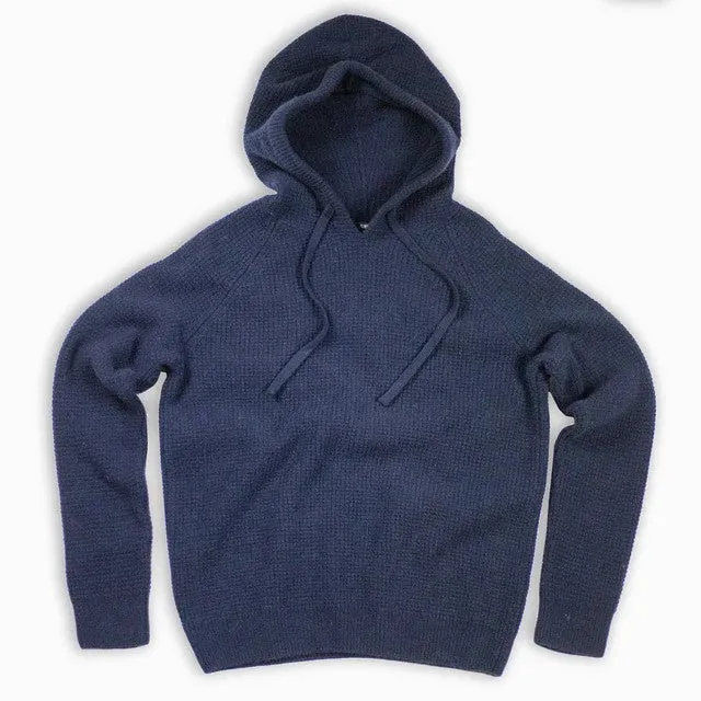 Waffle Hoodie (Navy)