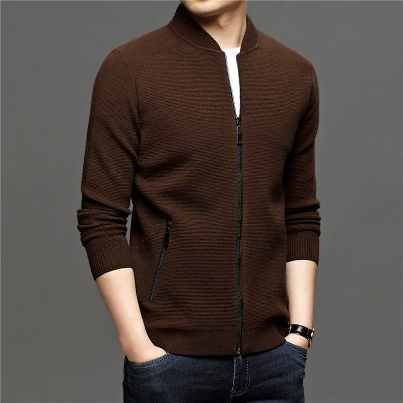 West Louis Brand Designer Thin Warm Wool Sweater